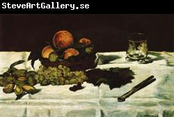 Edouard Manet Still Life Fruit on a Table